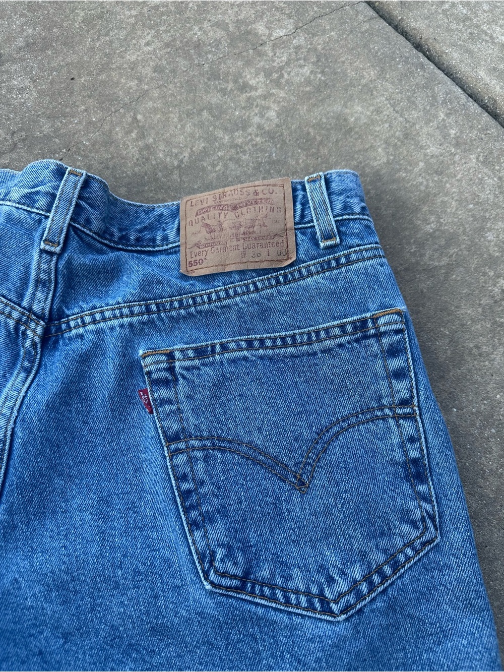 90s Levi's Little ‘e’ Blue Denim Jean Shorts